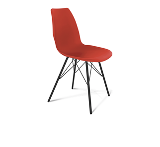 Обеденный стул SHT-ST29/S37 (красный ral 3020/черный муар) в Магадане