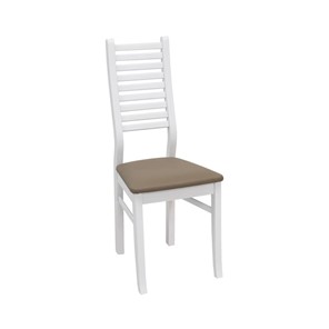 Обеденный стул Leset Кентукки (Белый/экокожа 514) в Магадане