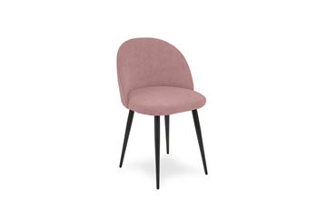 Обеденный стул Brendoss Лайт розовый черные ножки в Магадане