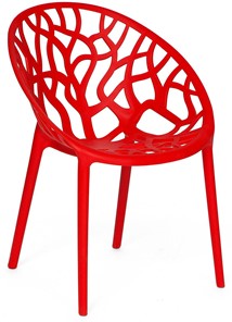 Кресло кухонное BUSH (mod.017) пластик 60*58,5*80 красный, арт.11726 в Магадане