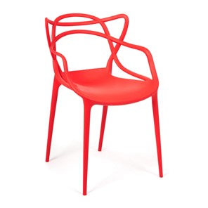 Кухонный стул Cat Chair (mod.028) пластик, 54,5*56*84 красный, арт.14102 в Магадане