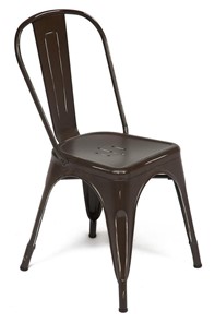Кухонный стул LOFT CHAIR (mod. 012) 45х35х85 коричневый/brown vintage арт.10695 в Магадане