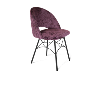 Обеденный стул SHT-ST34 / SHT-S107 (вишневый джем/черный муар) в Магадане