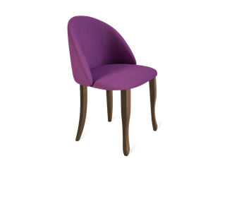 Обеденный стул SHT-ST35 / SHT-S122 (ягодное варенье/темный орех/черный муар) в Магадане