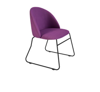 Обеденный стул SHT-ST35 / SHT-S167 (ягодное варенье/черный муар) в Магадане