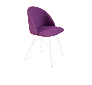 Обеденный стул SHT-ST35 / SHT-S37 (ягодное варенье/белый муар) в Магадане