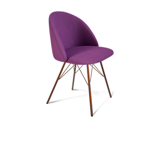 Обеденный стул SHT-ST35 / SHT-S37 (ягодное варенье/медный металлик) в Магадане