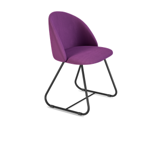 Обеденный стул SHT-ST35 / SHT-S38 (ягодное варенье/черный муар) в Магадане