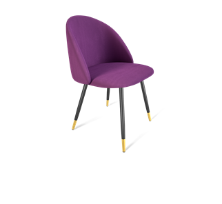 Обеденный стул SHT-ST35 / SHT-S95-1 (ягодное варенье/черный муар/золото) в Магадане