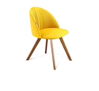 Обеденный стул SHT-ST35-1 / SHT-S39 (имперский жёлтый/светлый орех) в Магадане