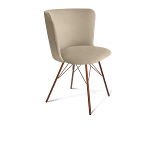 Обеденный стул SHT-ST36 / SHT-S37 (ванильный крем/медный металлик) в Магадане