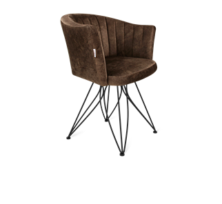 Обеденный стул SHT-ST42-1 / SHT-S113 (кофейный трюфель/черный муар) в Магадане