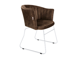 Обеденный стул SHT-ST42-1 / SHT-S167 (кофейный трюфель/хром лак) в Магадане