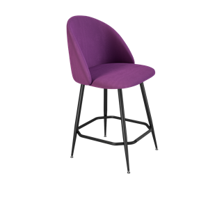 Полубарный стул SHT-ST35 / SHT-S148-1 (ягодное варенье/черный муар) в Магадане