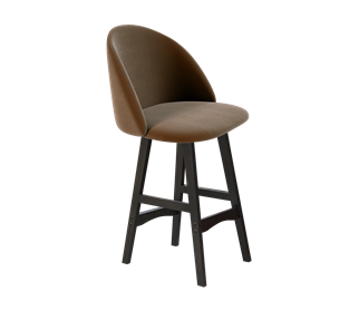 Полубарный стул SHT-ST35 / SHT-S65-1 (кофейный ликер/венге) в Магадане