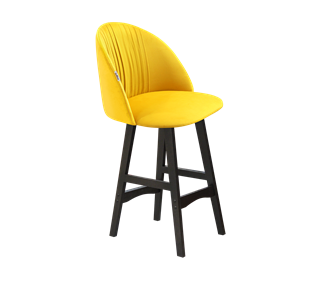 Полубарный стул SHT-ST35-1 / SHT-S65-1 (имперский жёлтый/венге) в Магадане