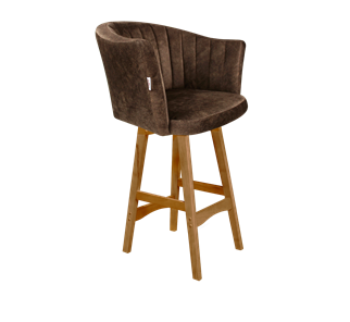 Полубарный стул SHT-ST42-1 / SHT-S65-1 (кофейный трюфель/светлый орех) в Магадане