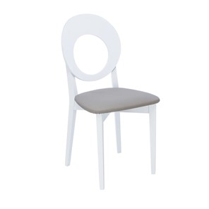 Обеденный стул Leset Хьюстон (Белый лак/экокожа 526) в Магадане