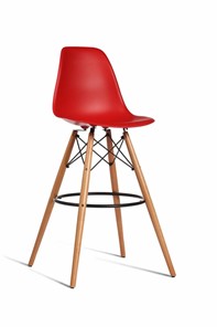 Барный стул DSL 110 Wood bar (красный) в Магадане