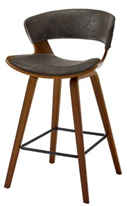 Барный стул JY3080-1109 коричневый/орех в Магадане