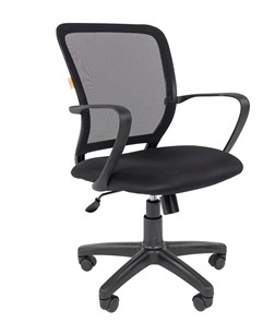 Кресло офисное CHAIRMAN 698 black, ткань, цвет черный в Магадане