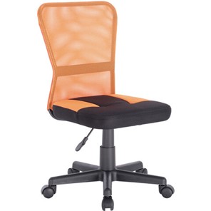 Кресло Brabix Smart MG-313 (без подлокотников, комбинированное, черное/оранжевое) 531844 в Магадане