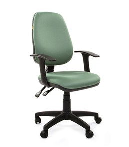 Офисное кресло CHAIRMAN 661 Ткань стандарт 15-158 зеленая в Магадане - предосмотр