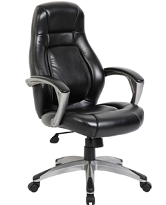 Офисное кресло Brabix BRABIX PREMIUM "Turbo EX-569", экокожа, спортивный дизайн, черное, 531014 в Магадане