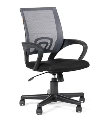 Офисное кресло CHAIRMAN 696 black Сетчатый акрил DW63 темно-серый в Магадане - изображение