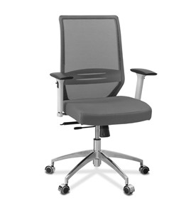Офисное кресло для руководителя Aero lux, сетка/ткань TW / серая/серая TW в Магадане