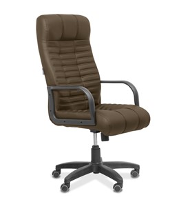 Офисное кресло Атлант, экокожа премиум / коричневая CN1116 в Магадане
