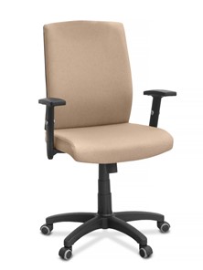 Кресло офисное Alfa A/MK/1D, ткань Bahama / бежевая в Магадане