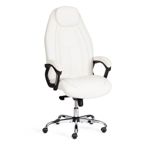 Кресло BOSS Lux, кож/зам, белый, арт.21152 в Магадане