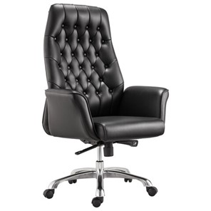 Офисное кресло BRABIX PREMIUM "Legacy EX-750", синхромеханизм, алюминий, экокожа, черное, 532492 в Магадане