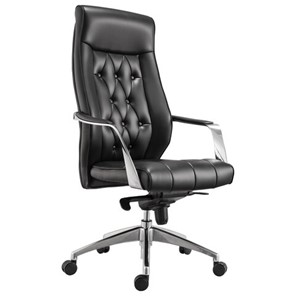 Офисное кресло BRABIX PREMIUM "Sonata EX-754", мультиблок, алюминий, экокожа, черное, 532491 в Магадане