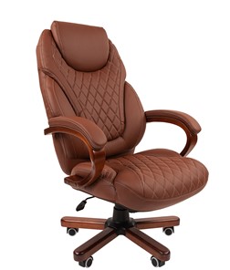 Компьютерное кресло CHAIRMAN 406, коричневый в Магадане