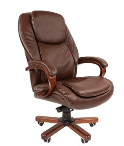 Офисное кресло CHAIRMAN 408, коричневый в Магадане
