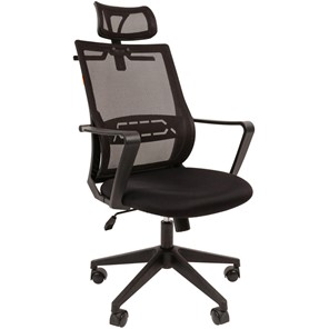Офисное кресло CHAIRMAN 545 сетка/ткань черный в Магадане