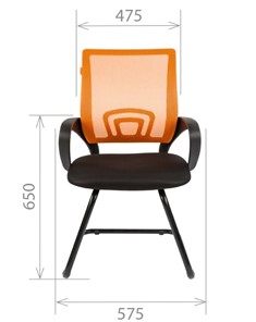 Офисное кресло CHAIRMAN 696V, TW-05, цвет синий в Магадане - предосмотр 4