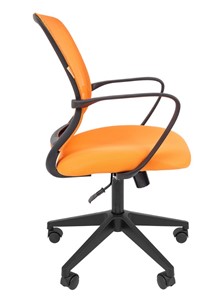 Кресло CHAIRMAN 698 black TW, ткань, цвет оранжевый в Магадане - предосмотр 2