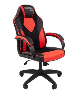 Офисное кресло CHAIRMAN GAME 17, цвет черный / красный в Магадане