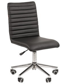 Офисное кресло CHAIRMAN 020, черное экокожа в Магадане