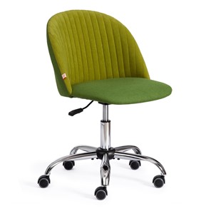 Компьютерное кресло MELODY флок/экошерсть, олива/зеленый, арт.17193 в Магадане