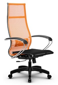 Кресло офисное МЕТТА B 1m 7/K131, Основание 17831 оранжевый/черный в Магадане