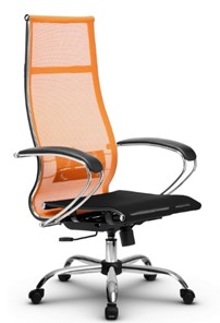 Кресло офисное МЕТТА B 1m 7/K131, Основание 17833 оранжевый/черный в Магадане