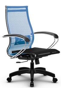 Кресло офисное МЕТТА B 2m 9/K131, Основание 17831 голубой/черный в Магадане