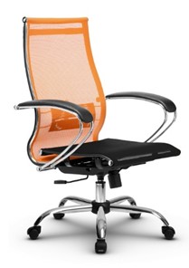 Кресло офисное МЕТТА B 2m 9/K131, Основание 17833 оранжевый/черный в Магадане