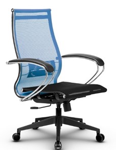 Кресло офисное МЕТТА B 2m 9/K131, Основание 17832 голубой/черный в Магадане
