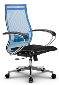 Кресло офисное МЕТТА B 2m 9/K131, Основание 17834 голубой/черный в Магадане