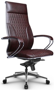Офисное кресло Metta L 1c 44B/K мультиблок, нижняя часть 17839 бордовый в Магадане